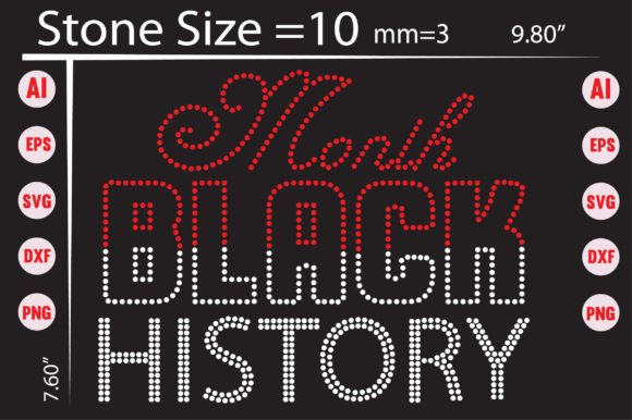 Celebrate Heritage: Using Month Black History Rhinestone Templates Creatively
