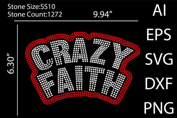 Crazy Faith Rhinestone Templates: Sparkle Your Brand Identity