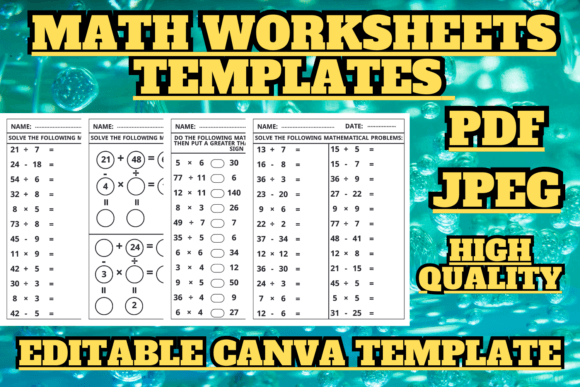 Engaging Math Worksheets for Grades 1-3: A Practical Template