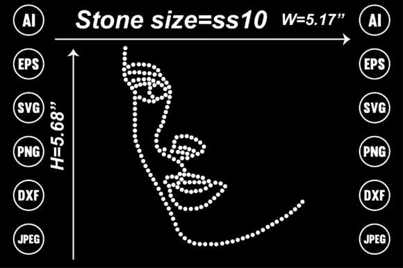 Face Rhinestone Templates: Instant Design Brilliance