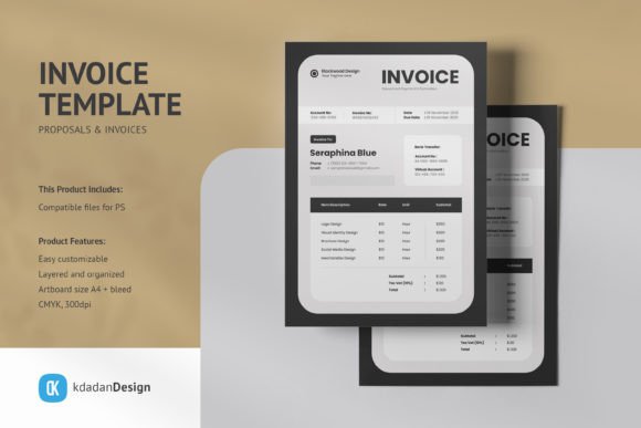 Invoice PSD Design Templates: Modern & Professional Billing