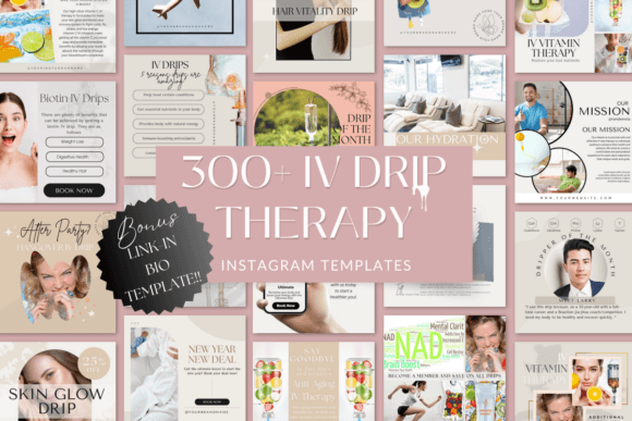 IV Drip Instagram Templates: Crafting Your Medspa's Digital Oasis