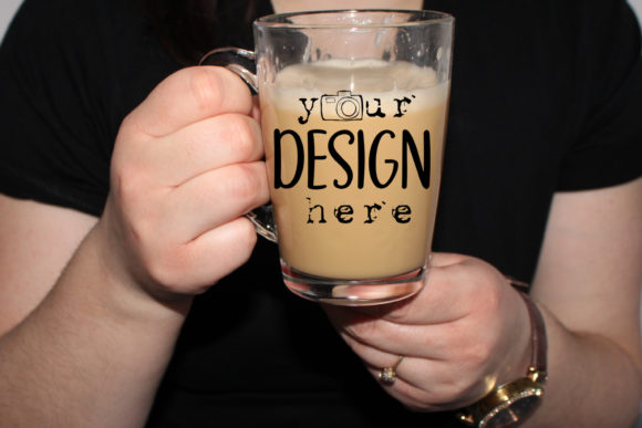 Mug Mockup, Glass Mug Templates, Mockups: Showcase Your Art